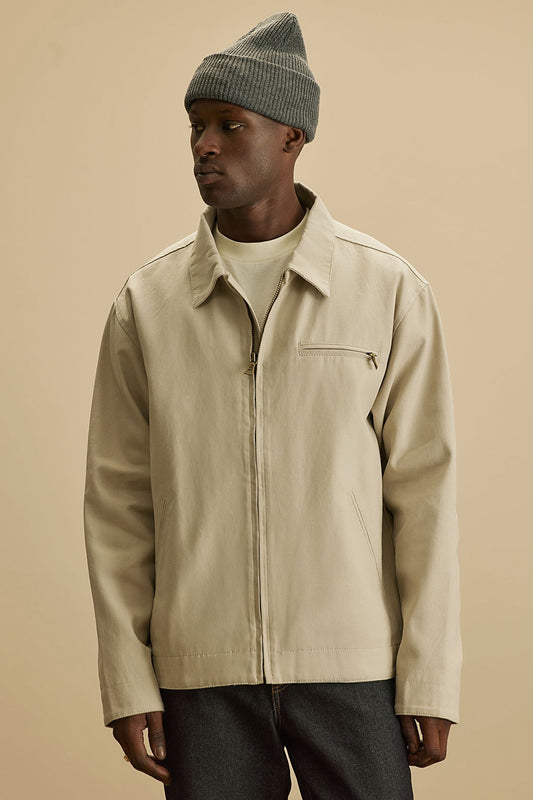 Alexander Utility Canvas Zip Work Jacket