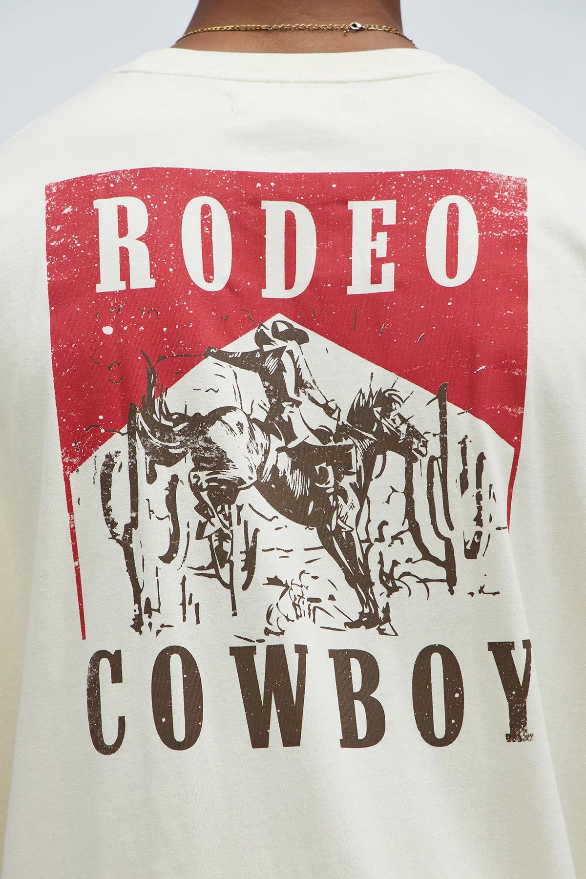 Rodeo Cowboy Oversized Short Sleeve Tee