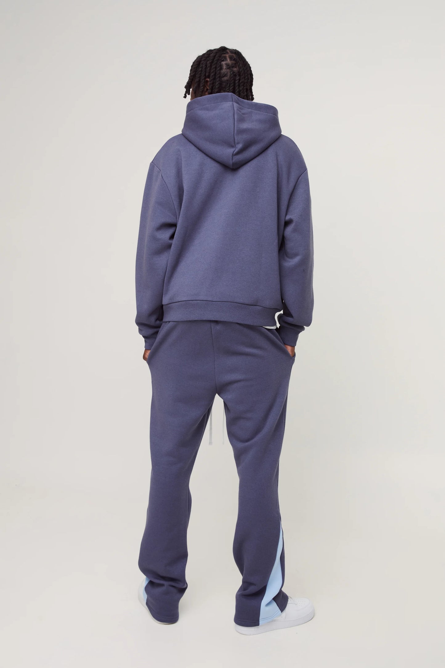 Oversized Boxy Graffiti 13 Varsity Zip Through Hoodie