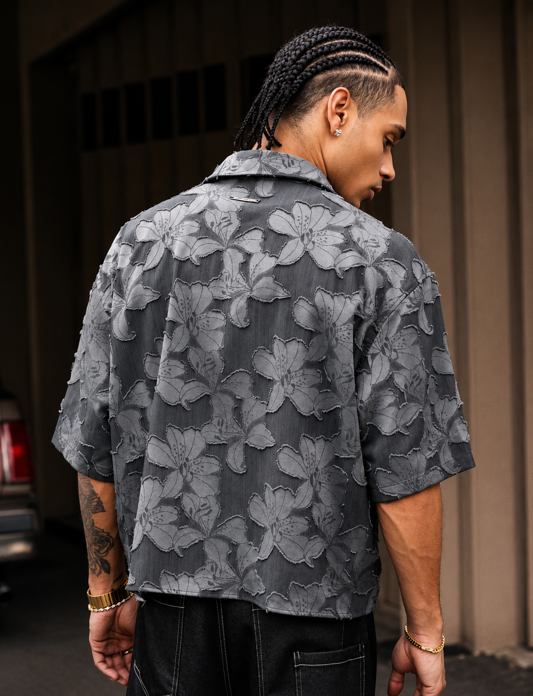 Short Sleeve Loose Fit Men Shirts