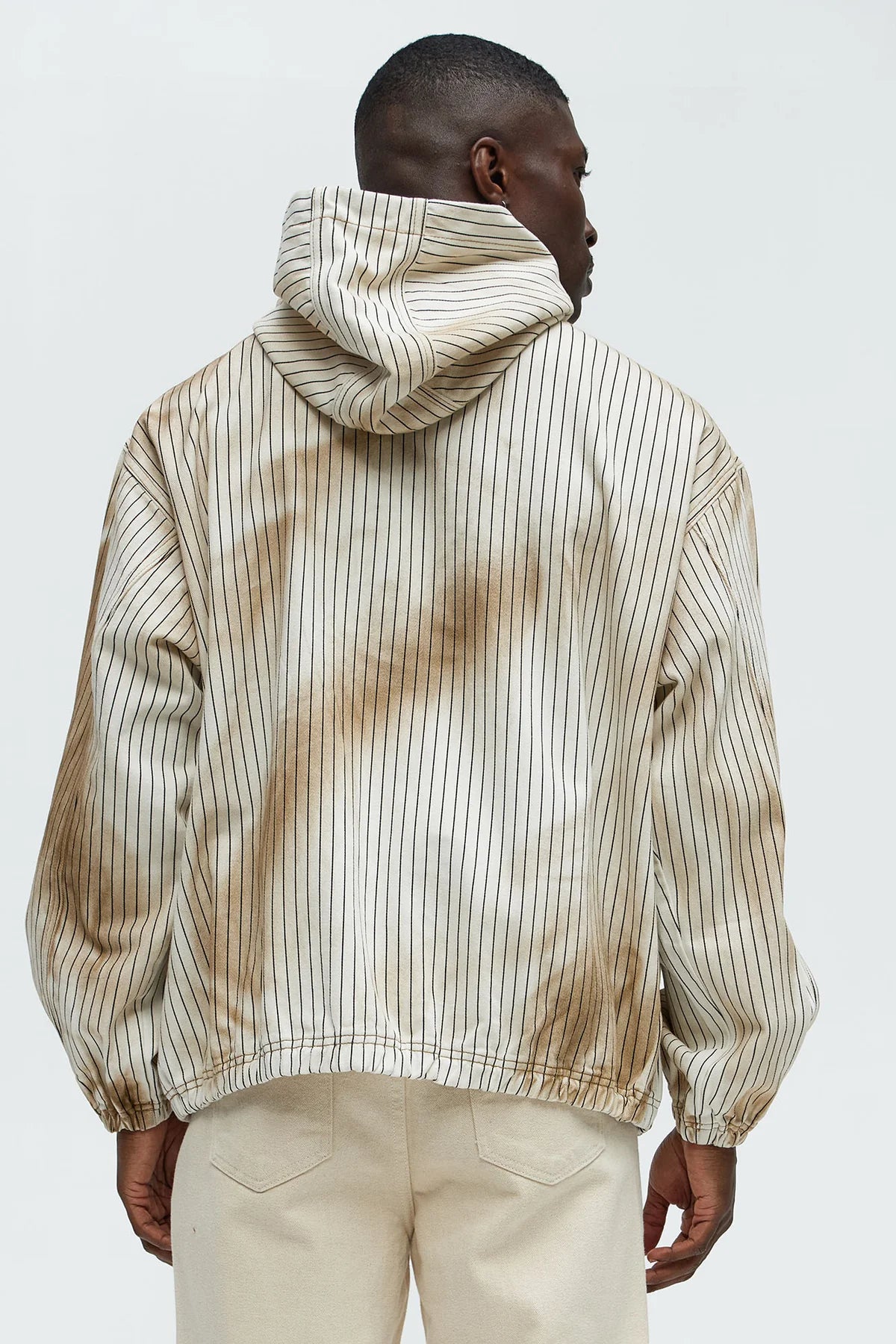 Byron Striped Vintage Hoodie