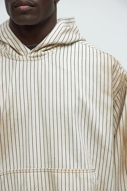 Byron Striped Vintage Hoodie