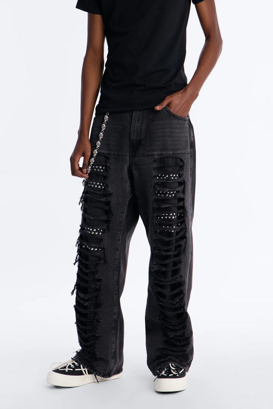 Baggy Studded Mayhem Jean