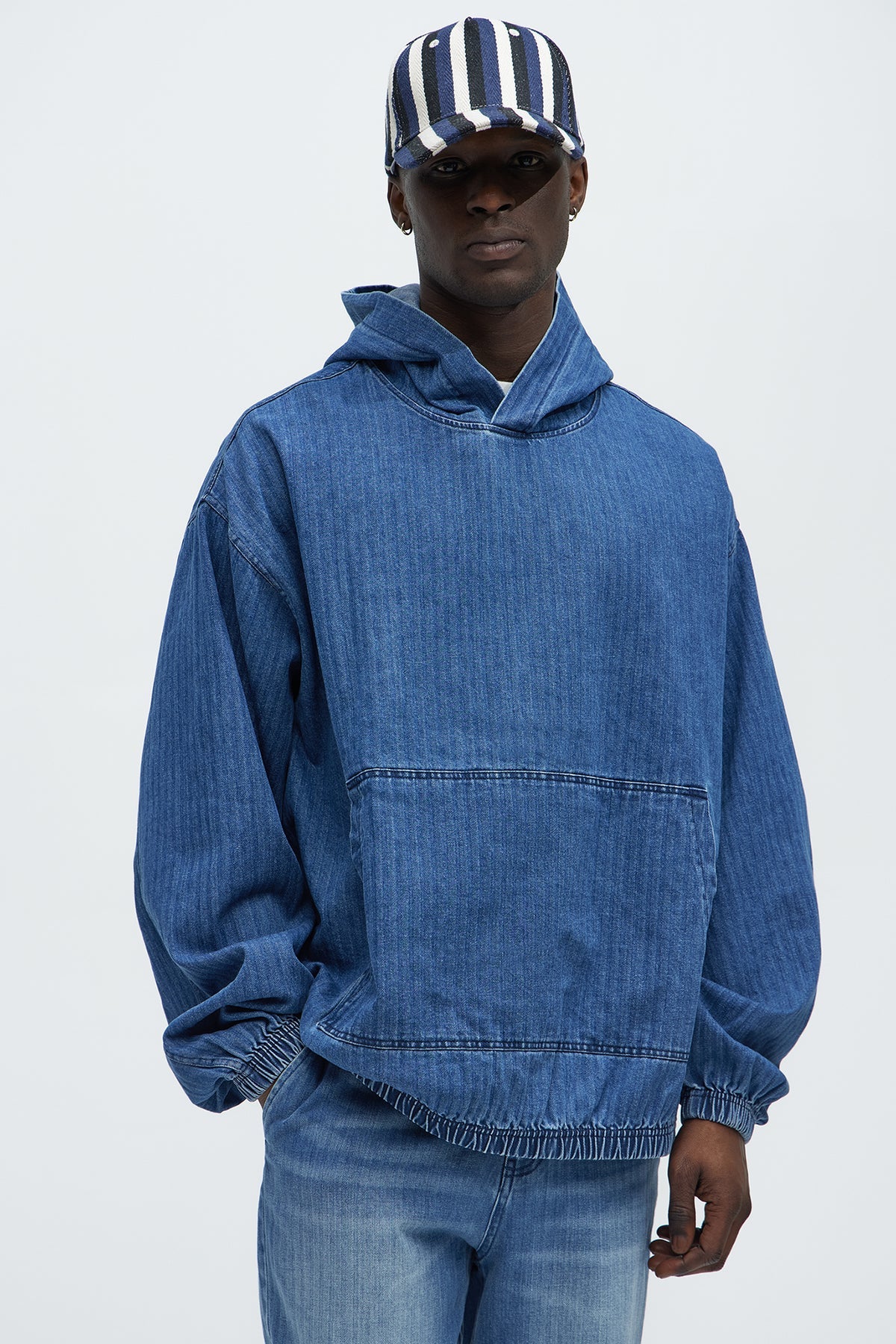Flynn Denim Pullover Jacket