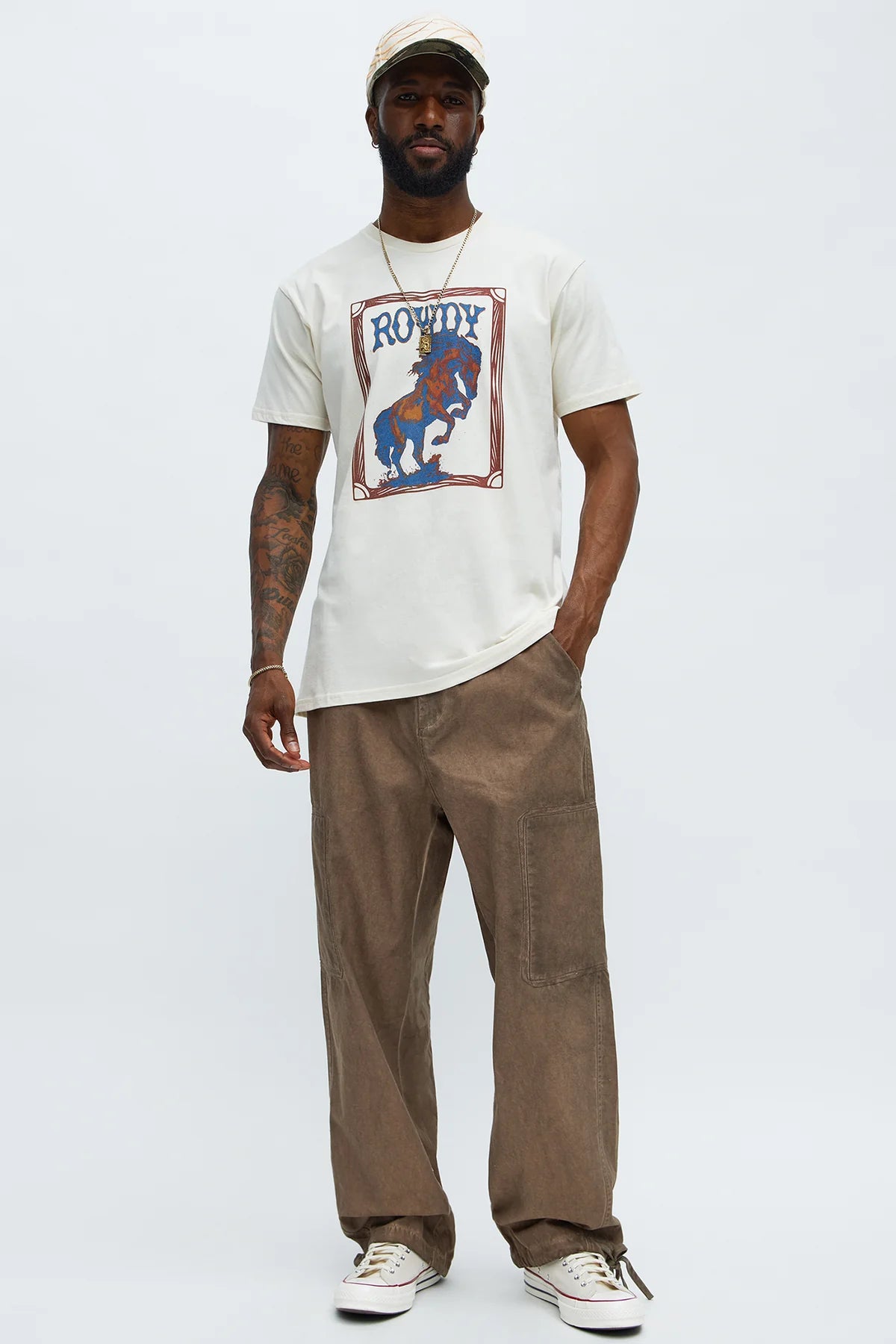 Baggy Got A Mission Dirty Distressing Pants