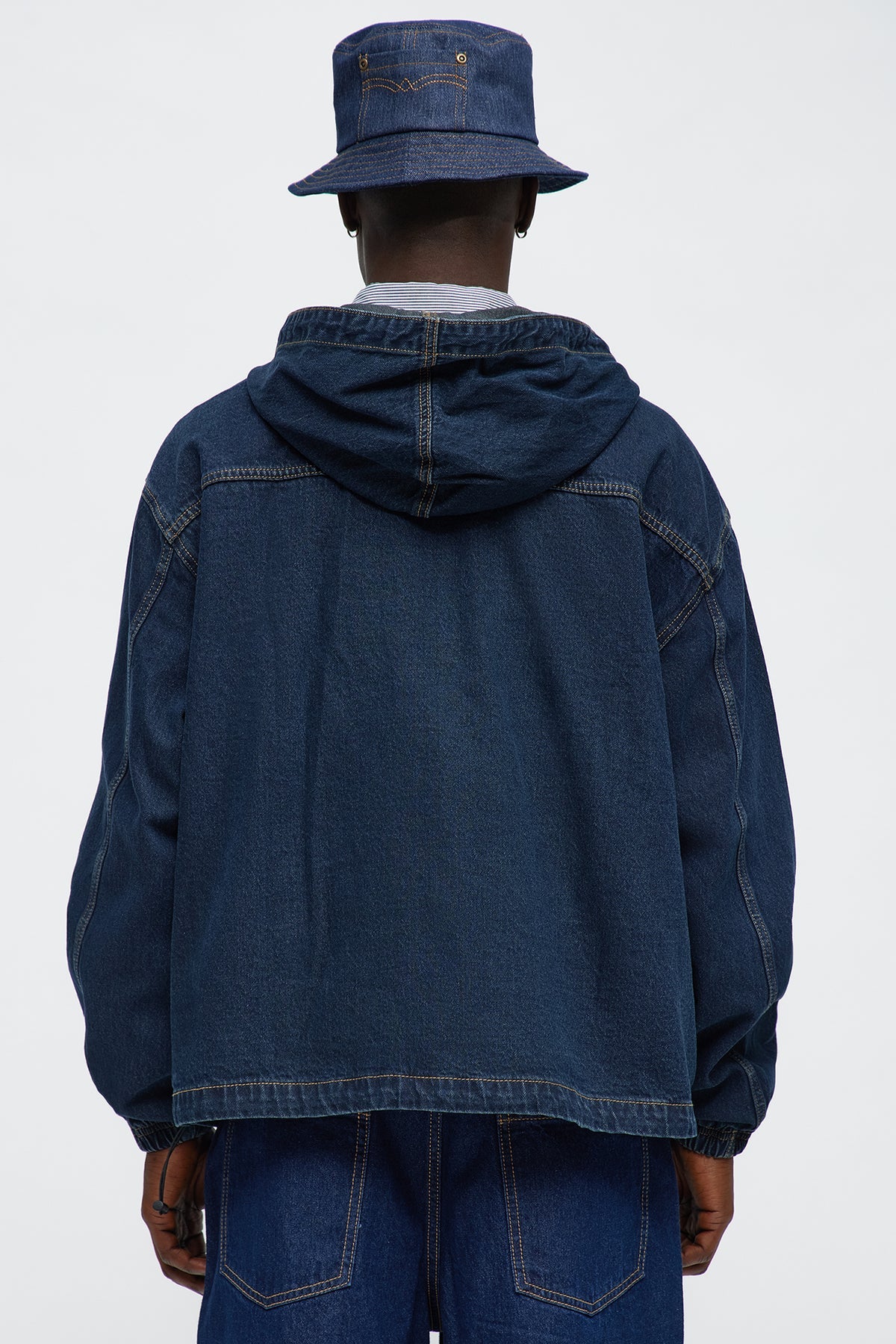Oversized In My City Anorak Denim Jacket