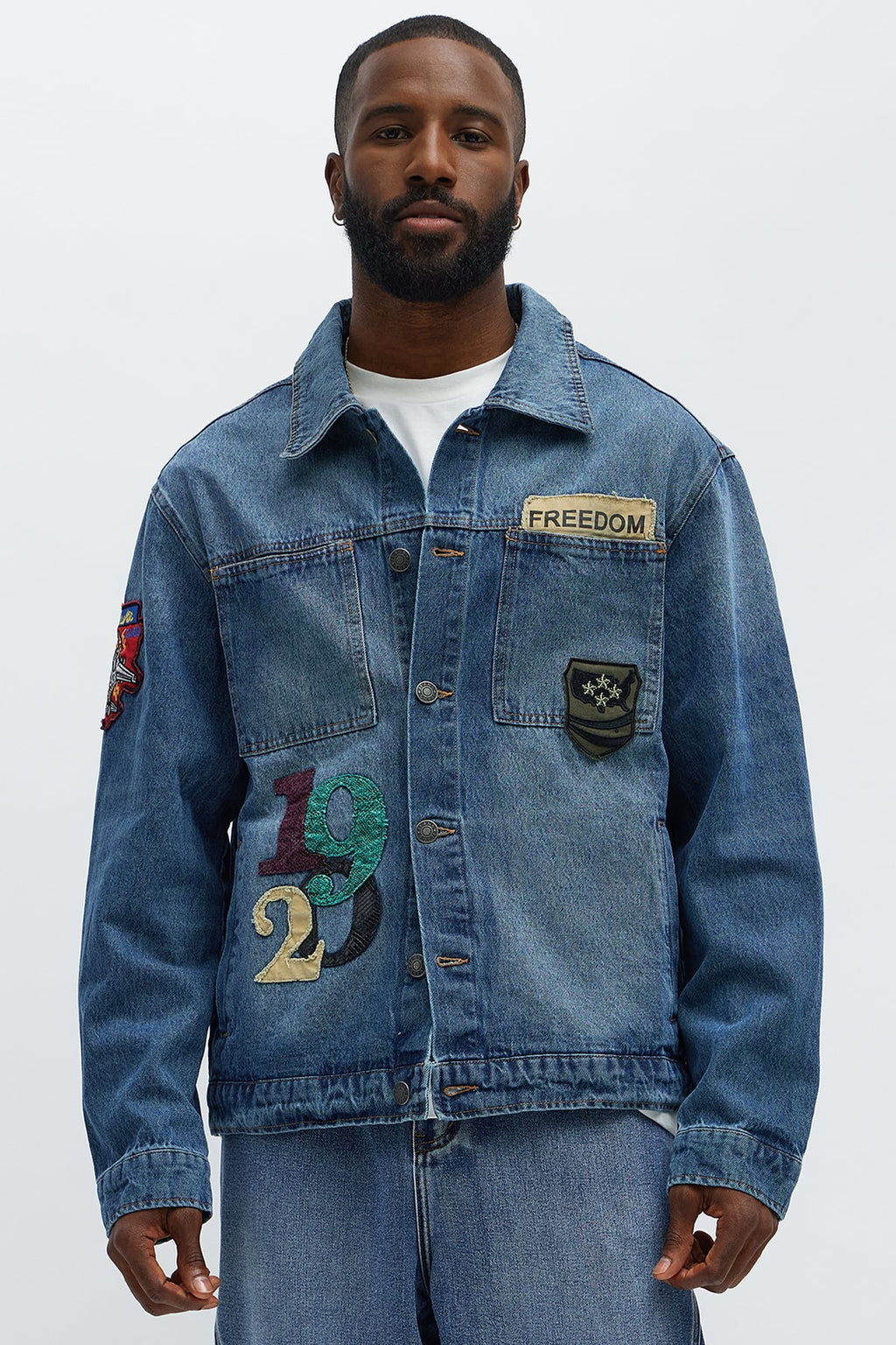 Been About It Freedom Patched Trucker Jacket