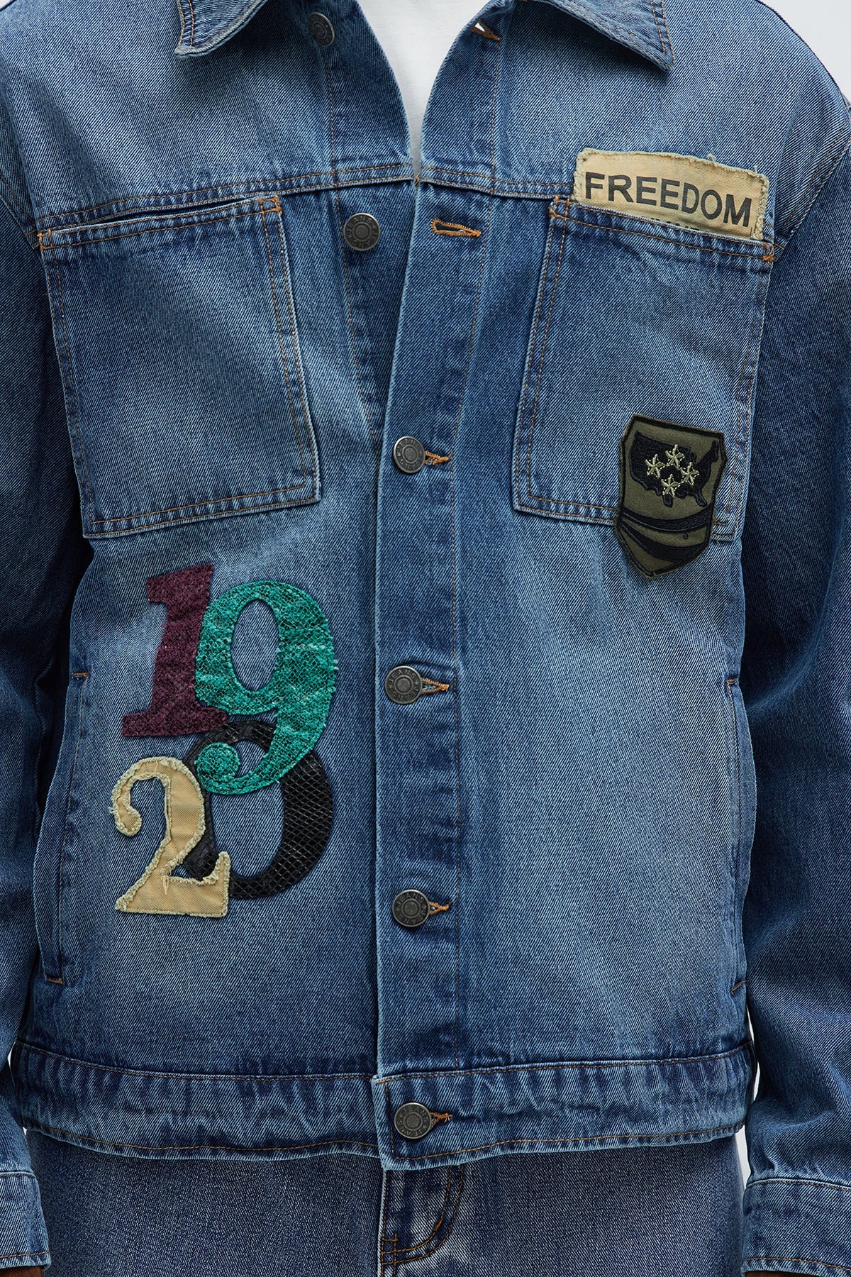 Been About It Freedom Patched Trucker Jacket