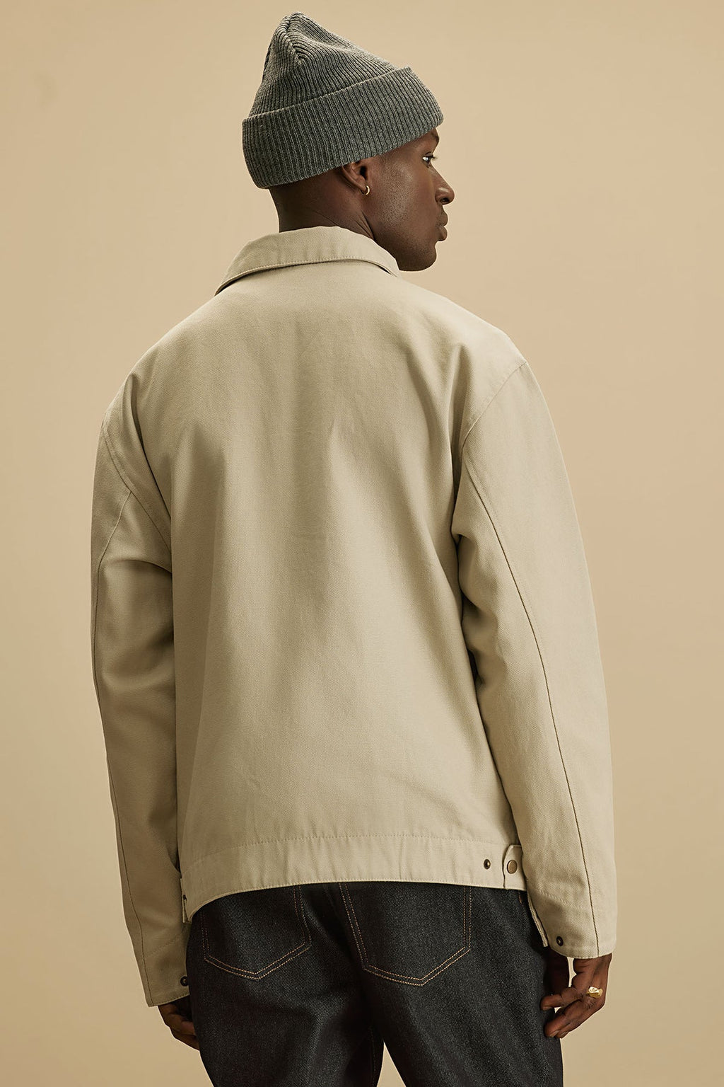 Alexander Utility Canvas Zip Work Jacket