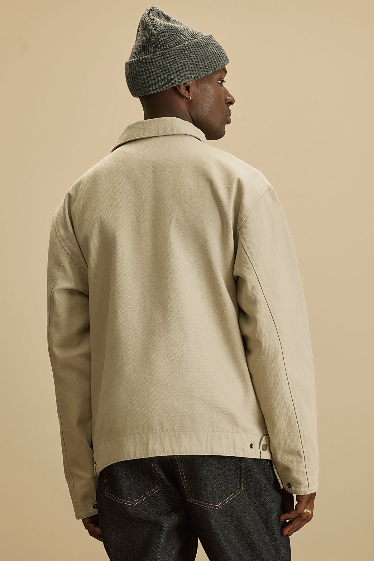 Alexander Utility Canvas Zip Work Jacket