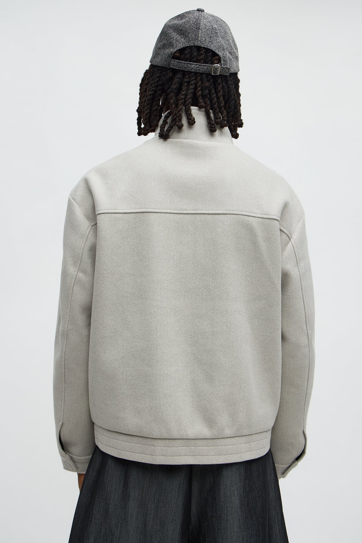 Zipper Detailed Bomber Jacket