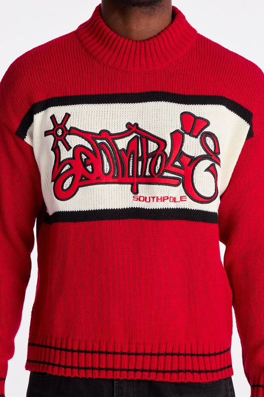 Southpole Turtleneck Pullover Sweater