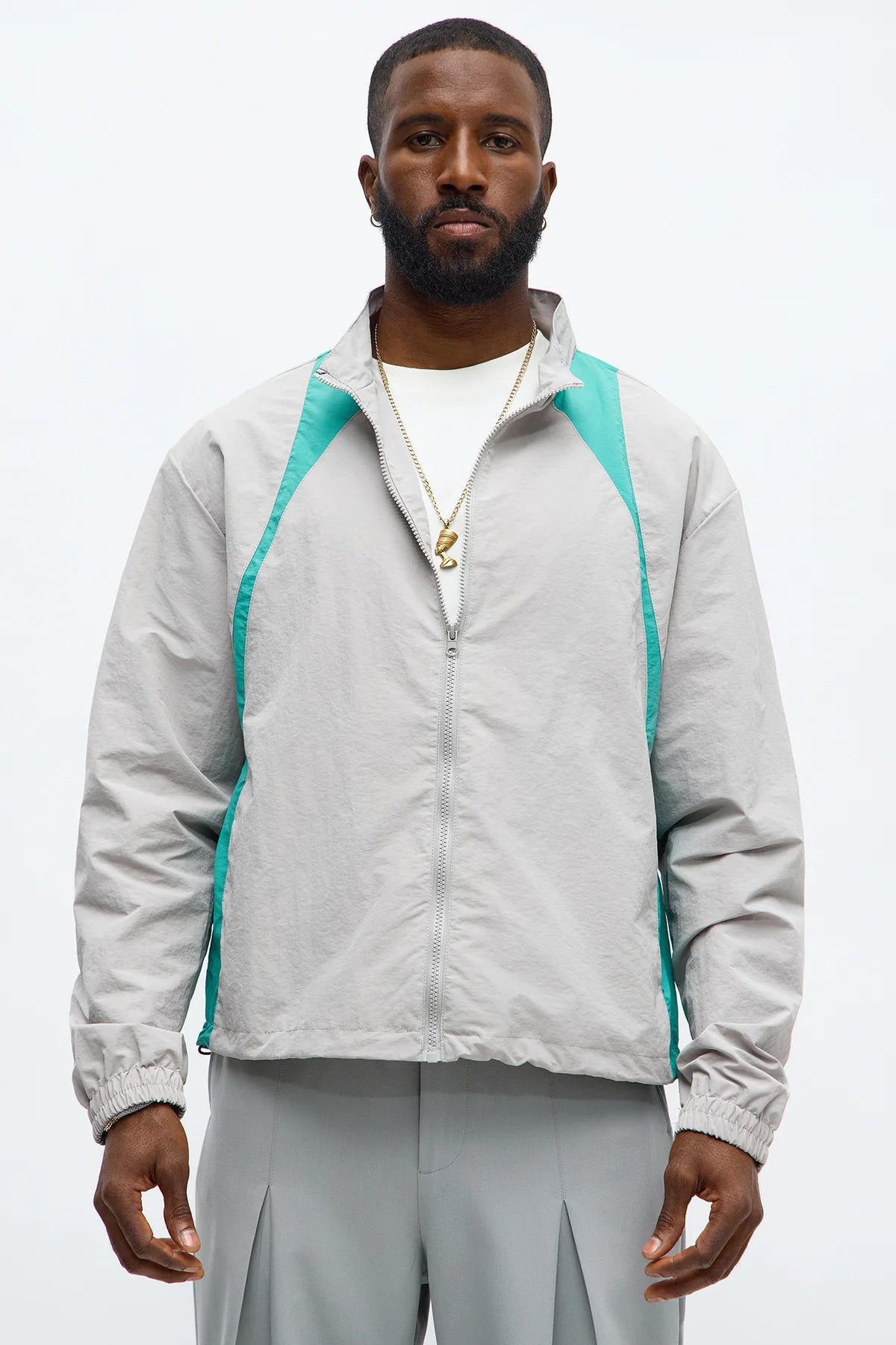 Around The Block Windbreaker Jacket