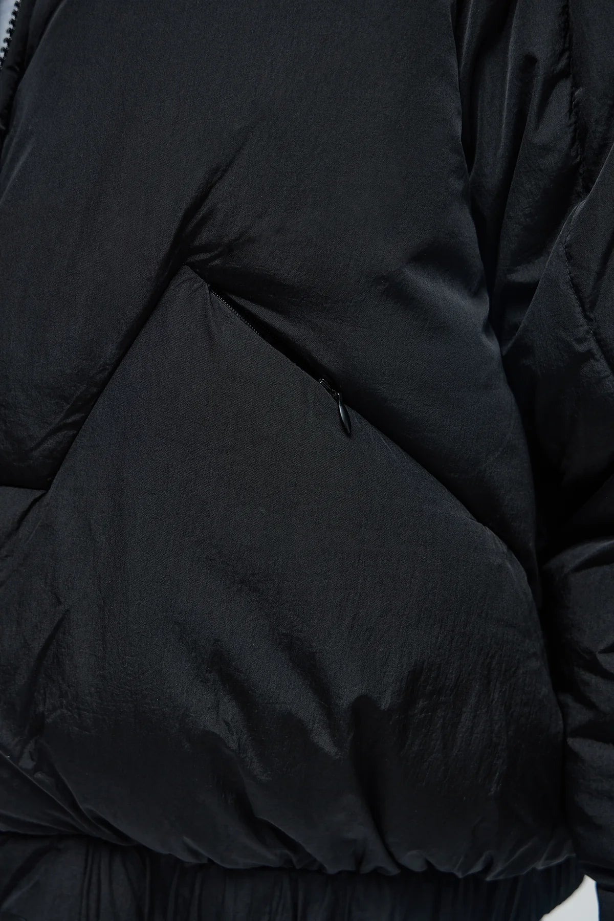 Cropped Look At Me Paneled Puffer