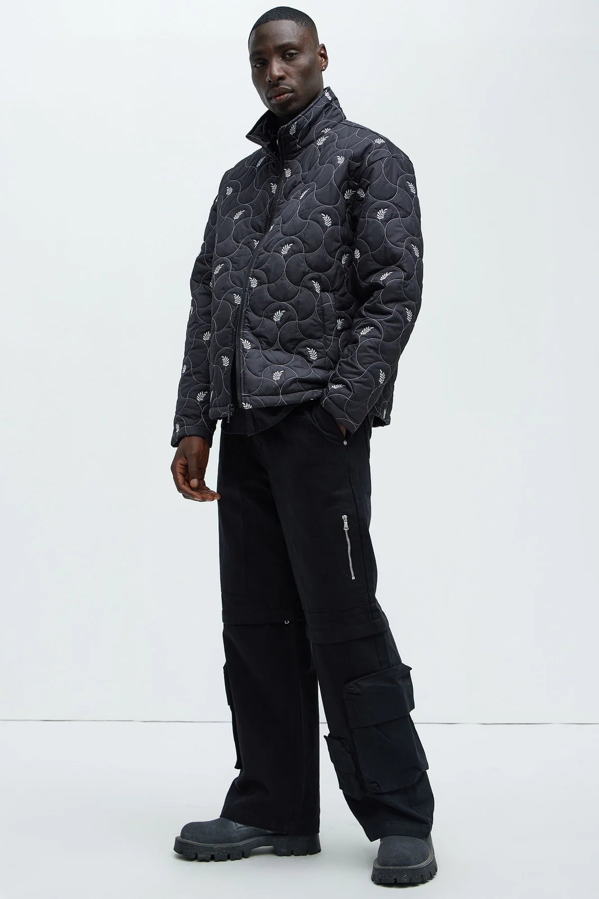 Gimme Big Bucks Quilted Zip Jacket