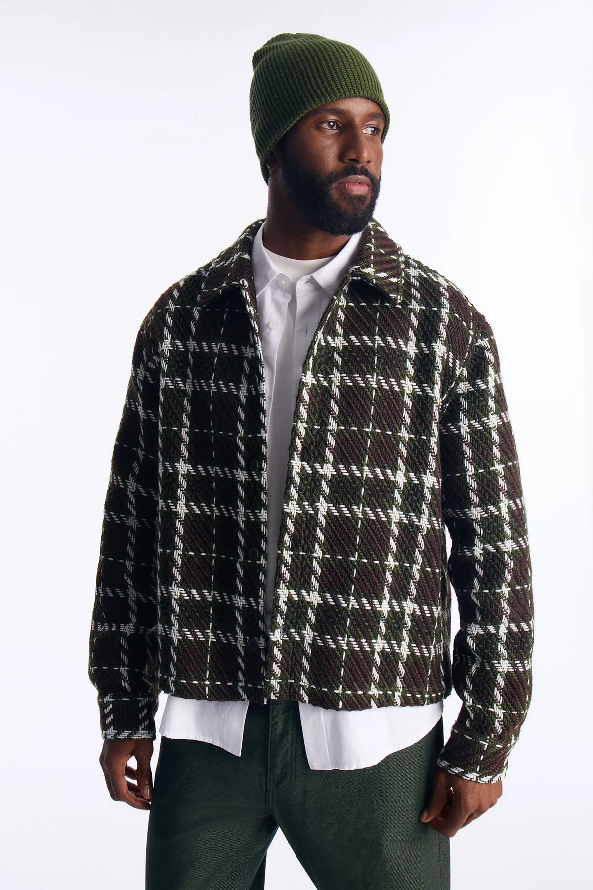 Cropped Nepal Button Up Shirt