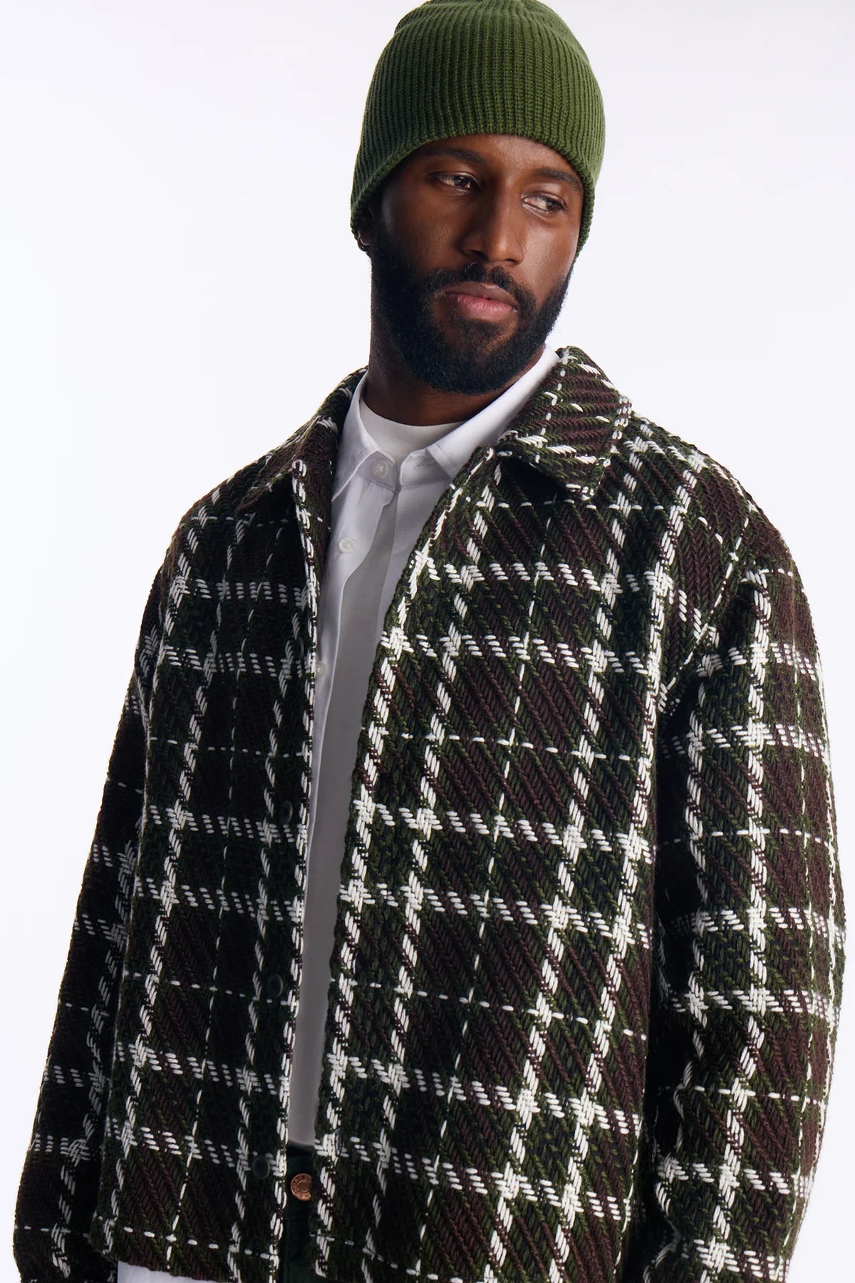 Cropped Nepal Button Up Shirt