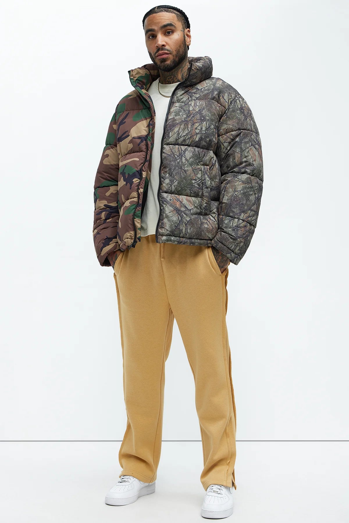 Shuffle Split Puffer Jacket