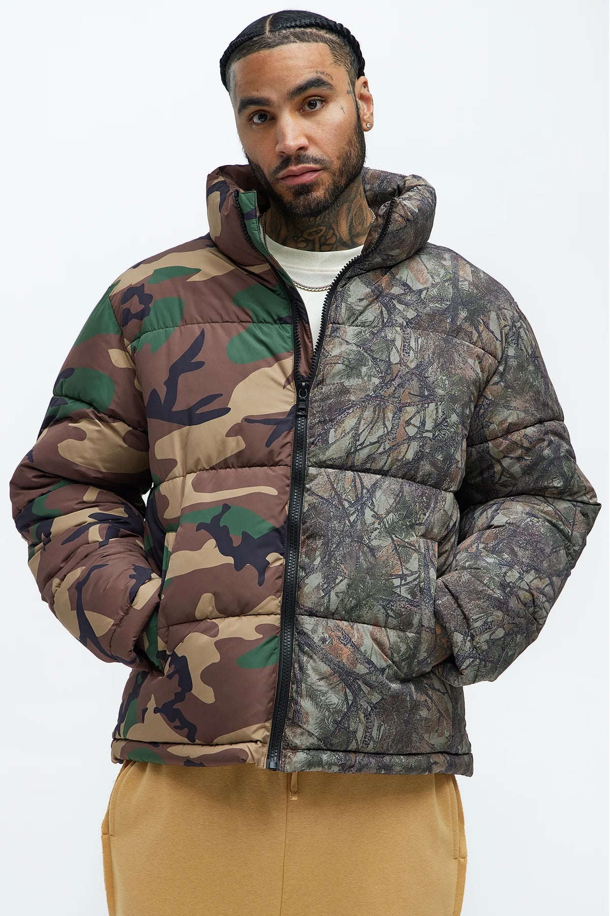 Shuffle Split Puffer Jacket