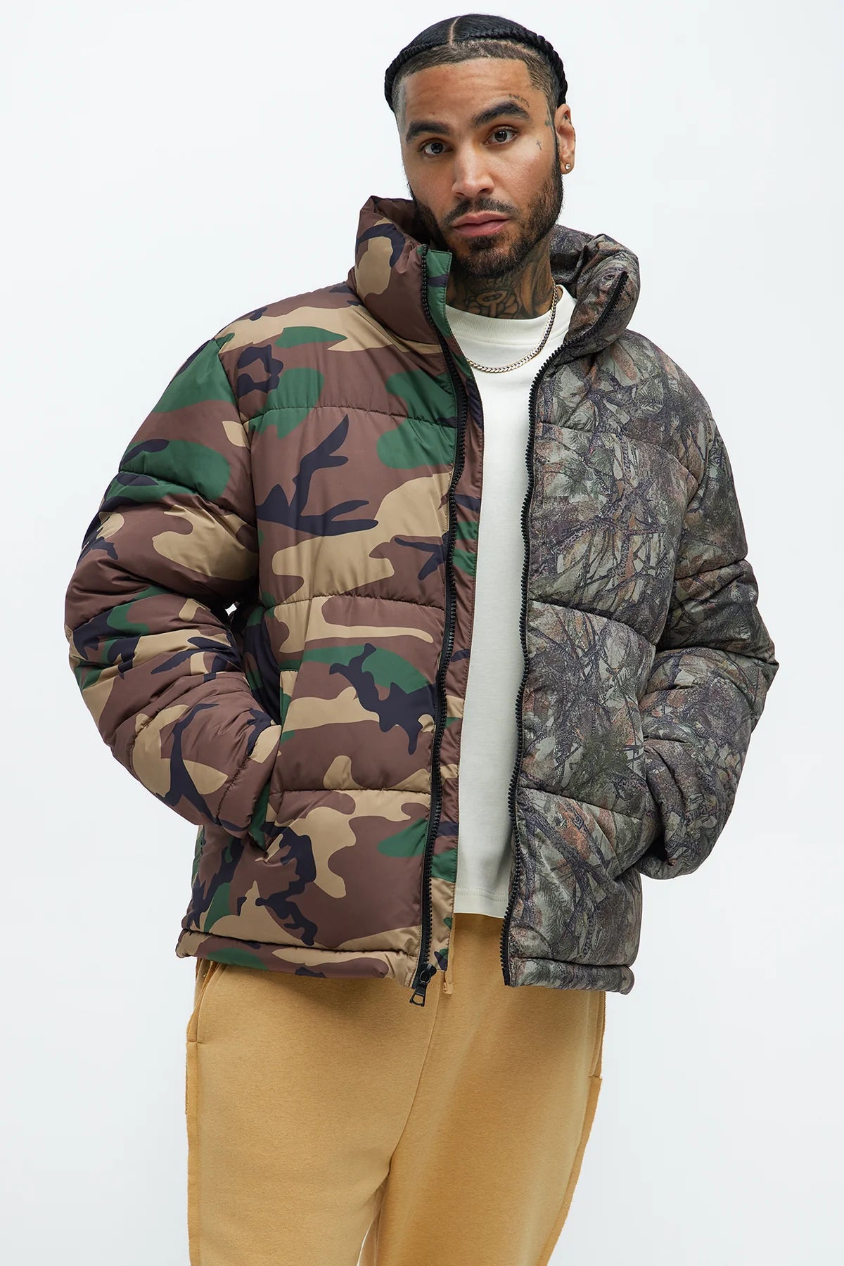 Shuffle Split Puffer Jacket