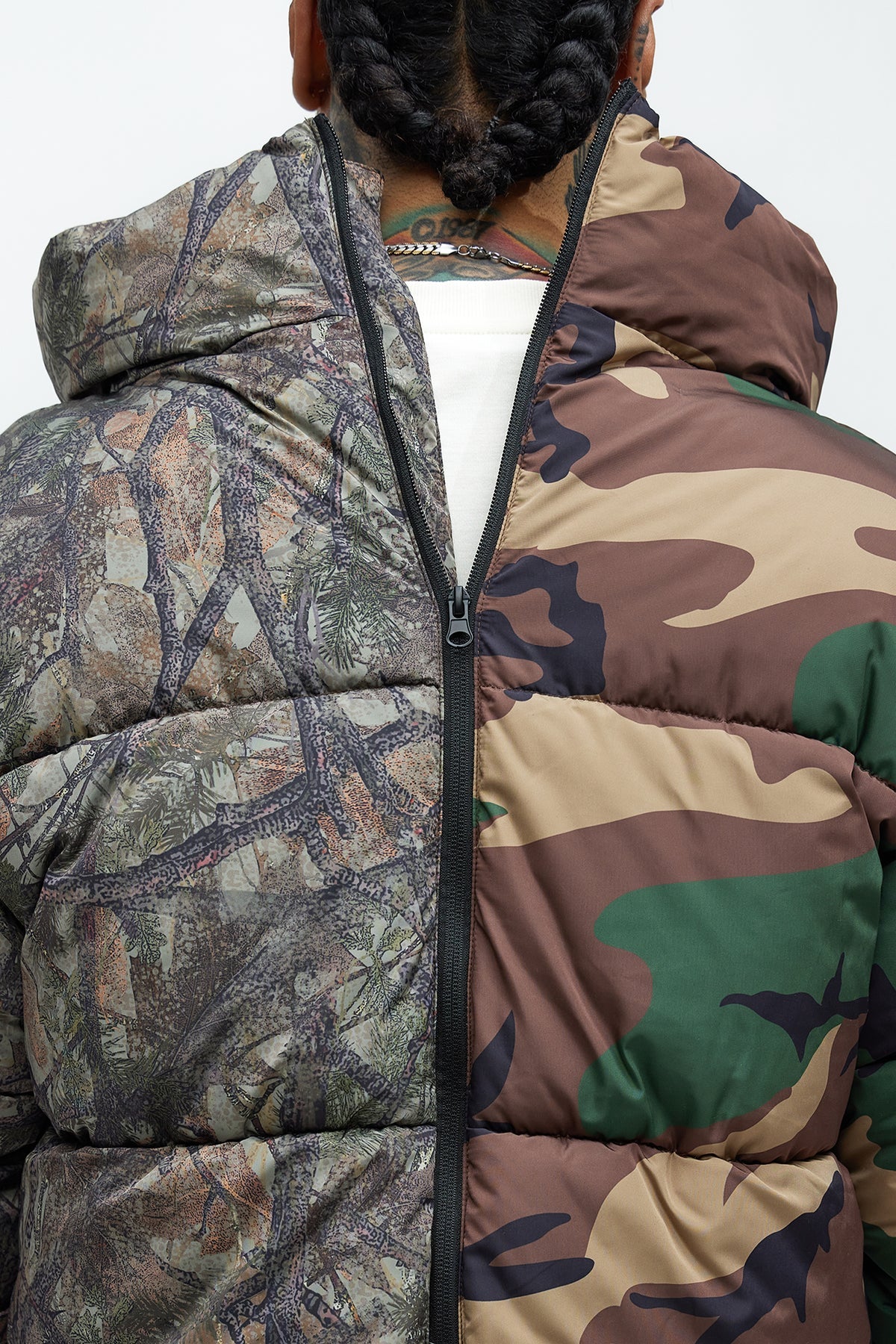 Shuffle Split Puffer Jacket