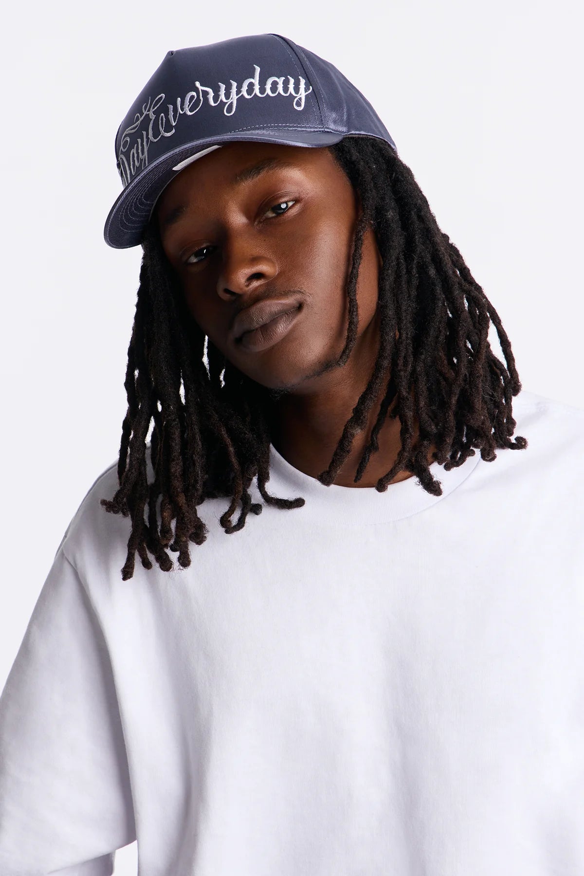 All Day Satin Structured Snapback Hat