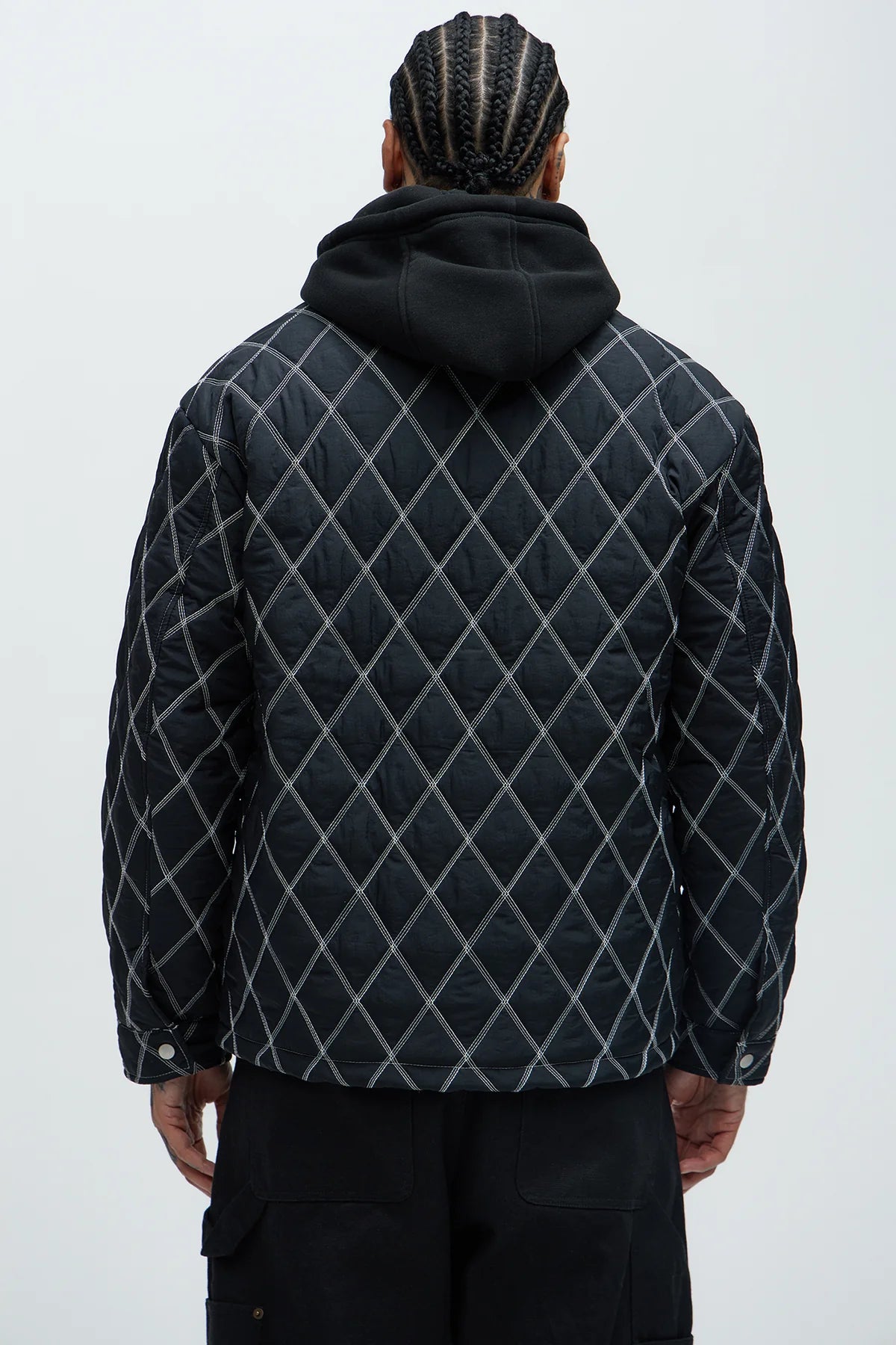Wait Right Here Quilted Hooded Jacket