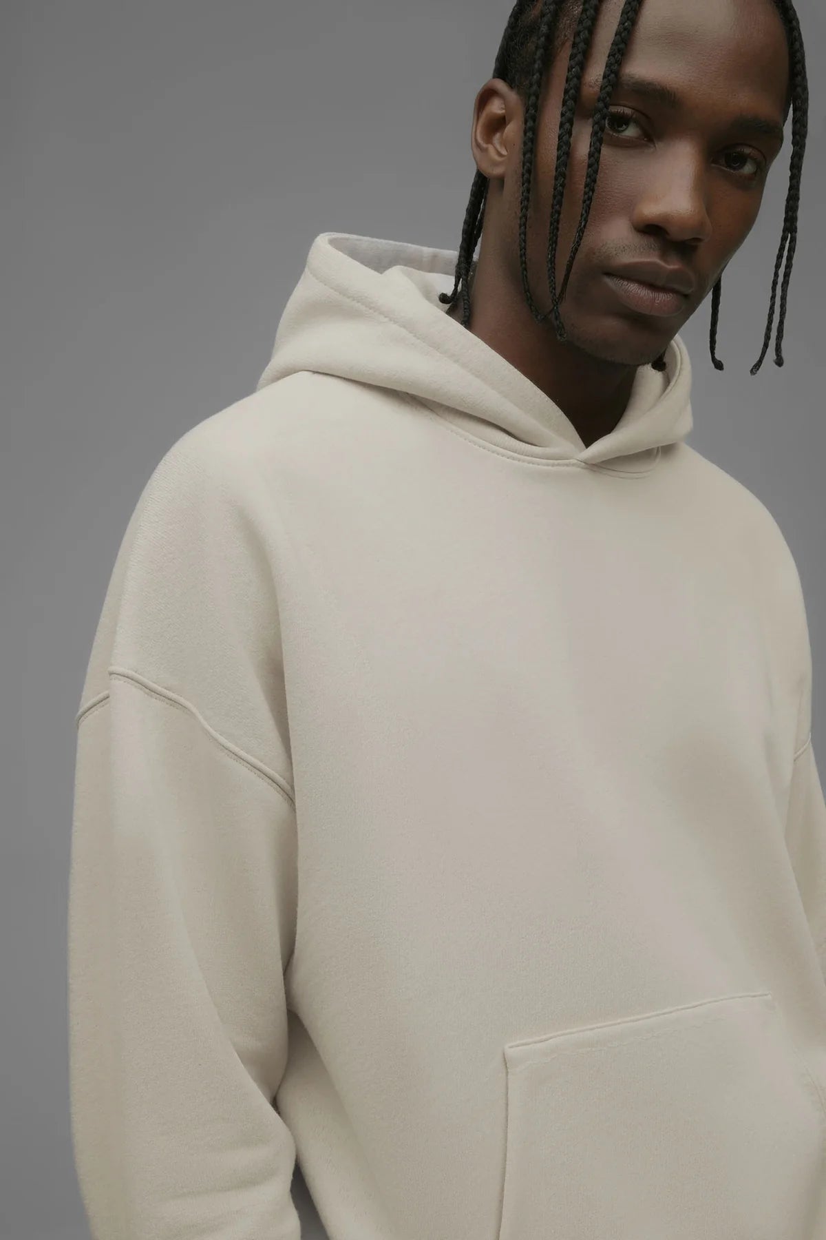 410 Oversized Cropped Hoodie