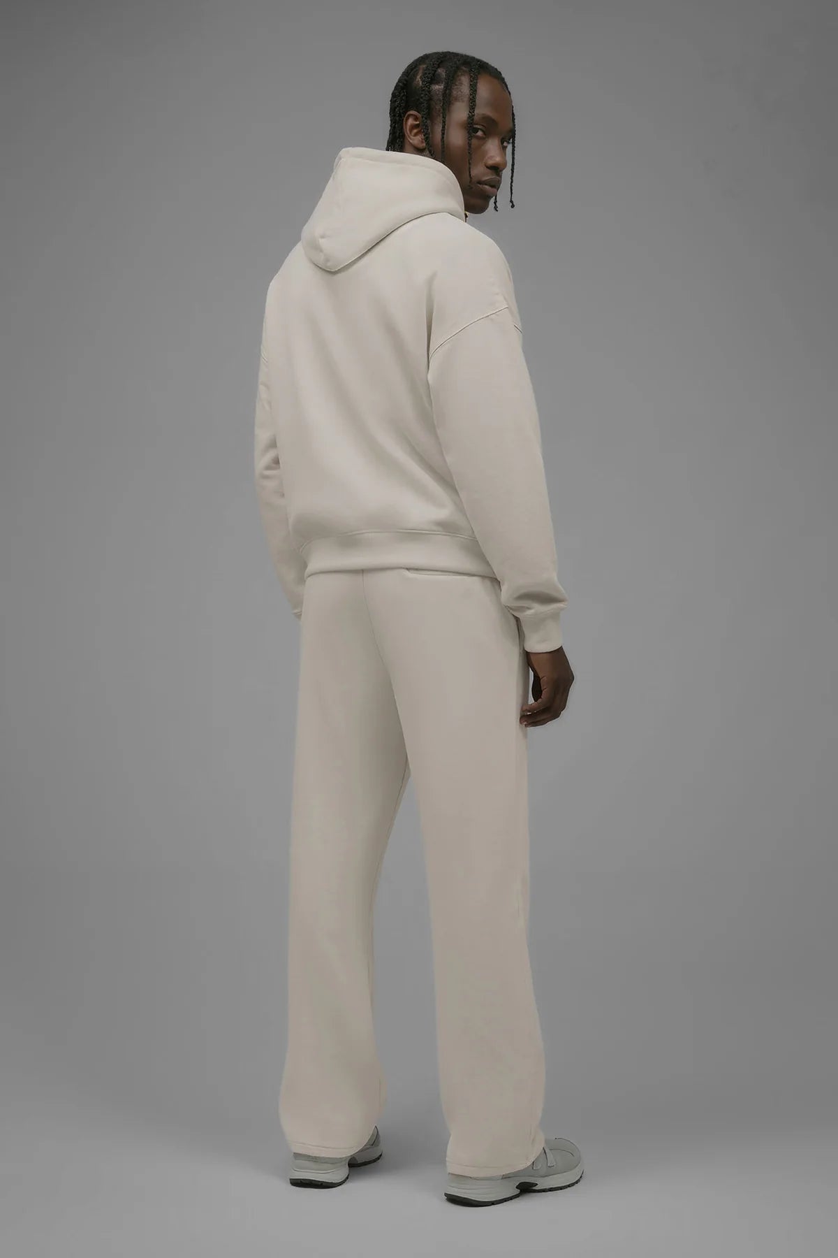 410 Oversized Cropped Zip Hoodie