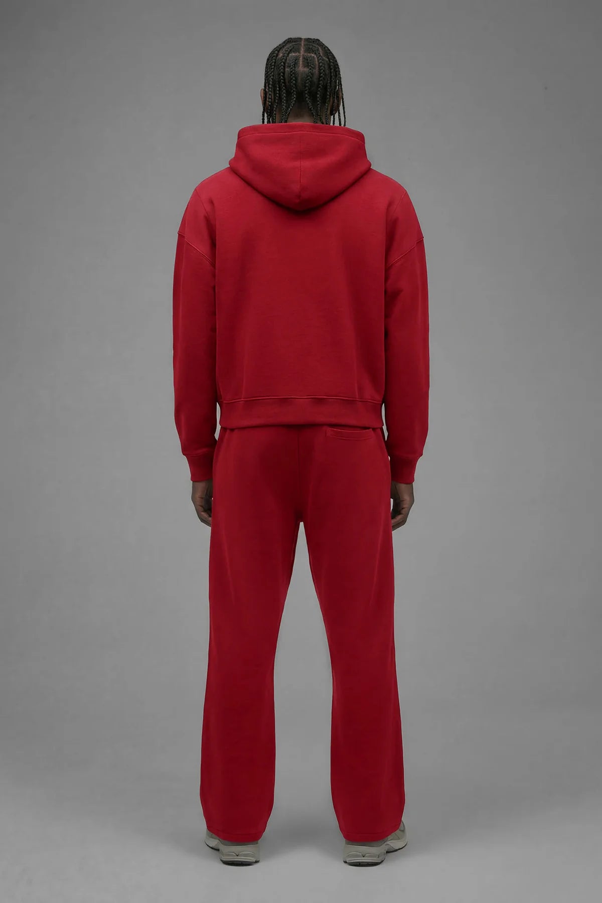 410 Oversized Cropped Zip Hoodie