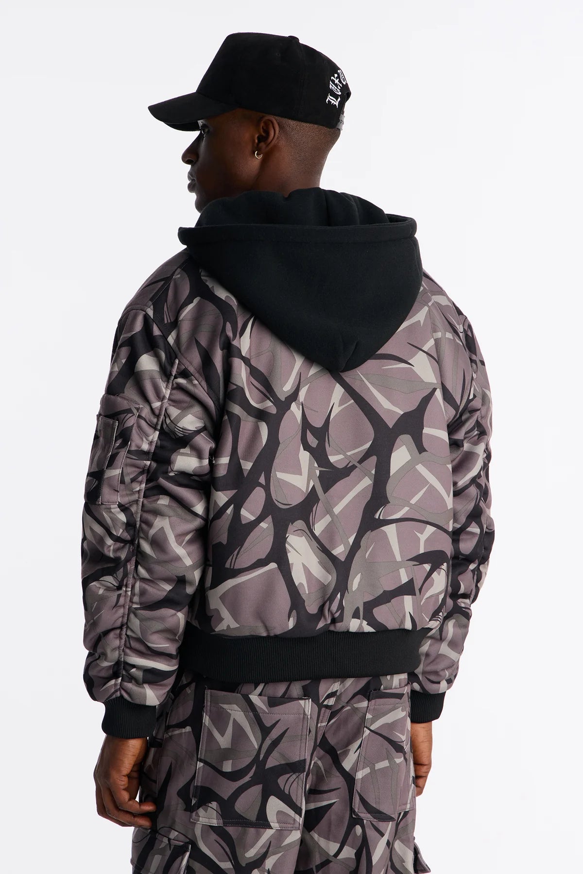 In The Cut Camo Zip Up Hoodie