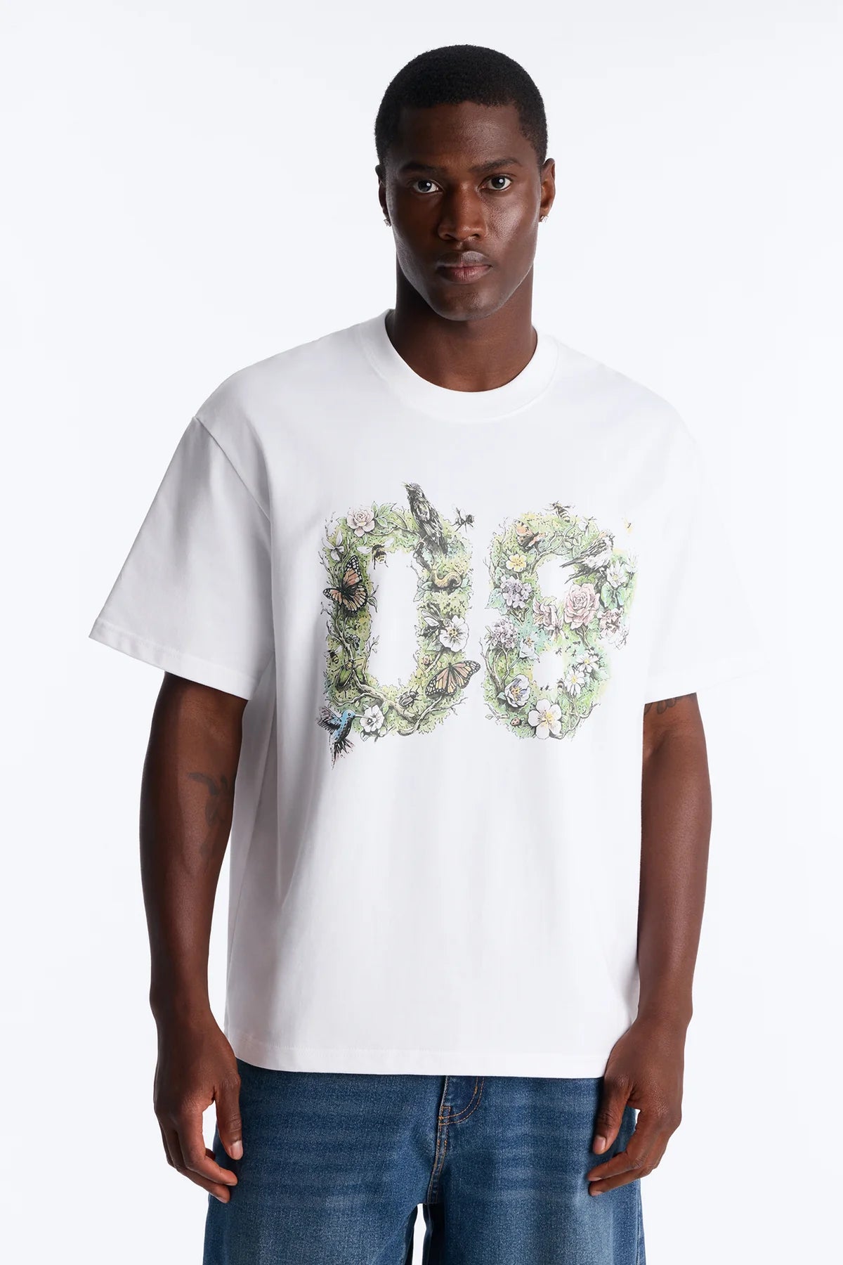 Garden 08 Extra Heavyweight Oversized Short Sleeve Tee