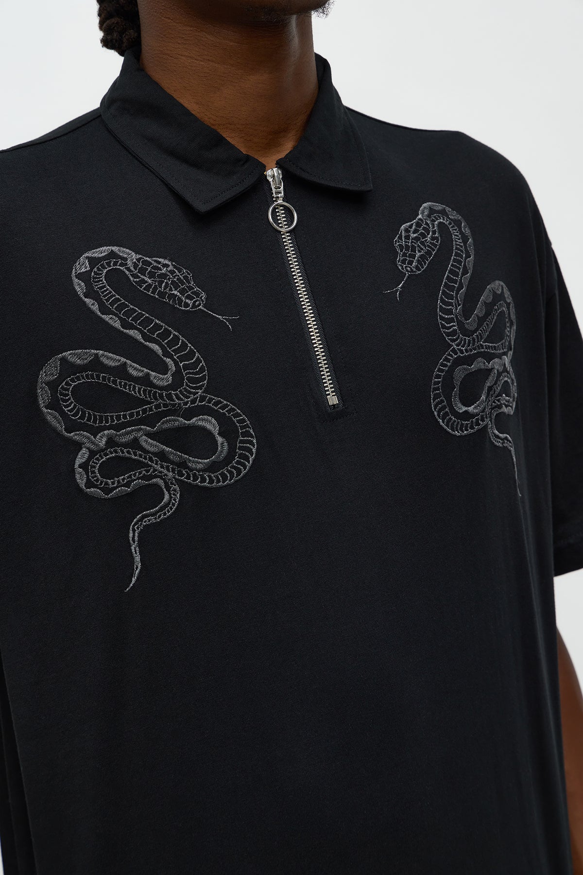 Saintz Zip Up Polo