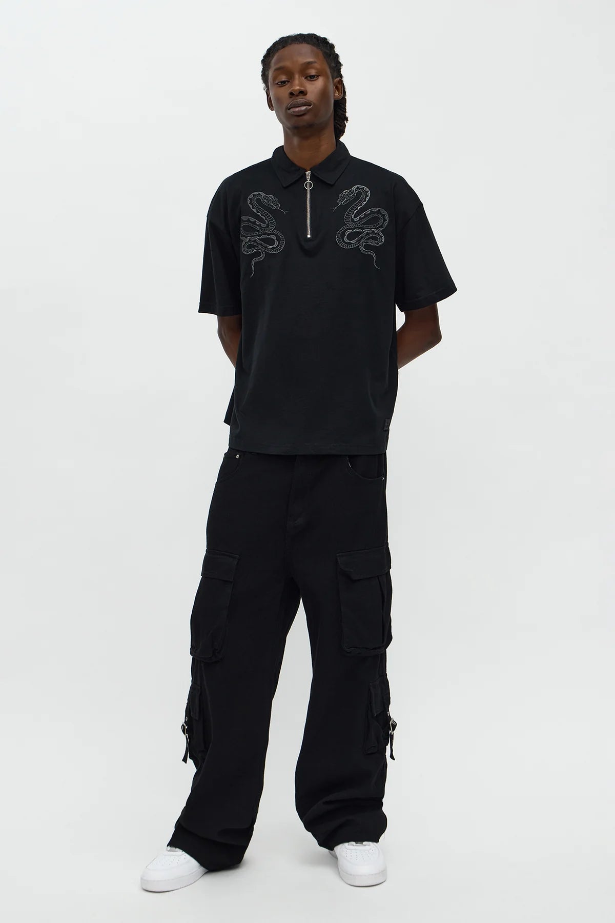 Saintz Zip Up Polo