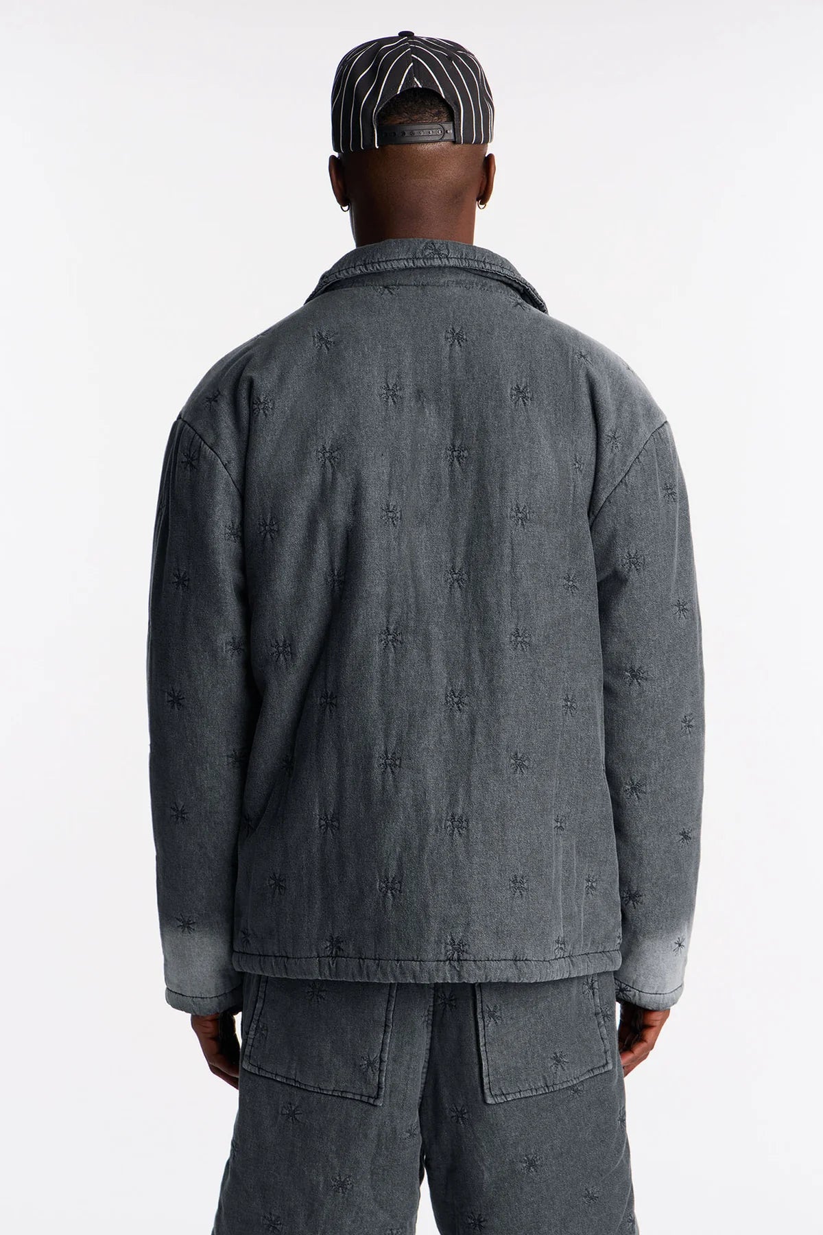 Oversized Elias Padded Denim Jacket