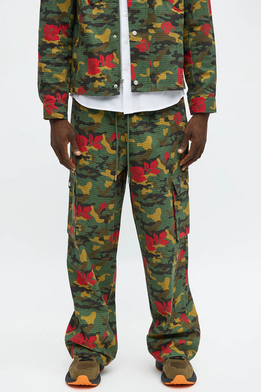 Baggy Lak Camo Ripstop Cargo Pant