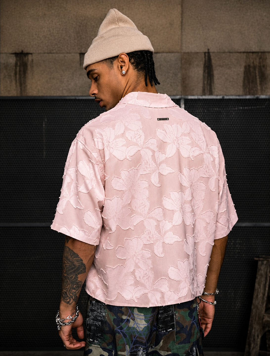 Short Sleeve Loose Fit Men Shirts